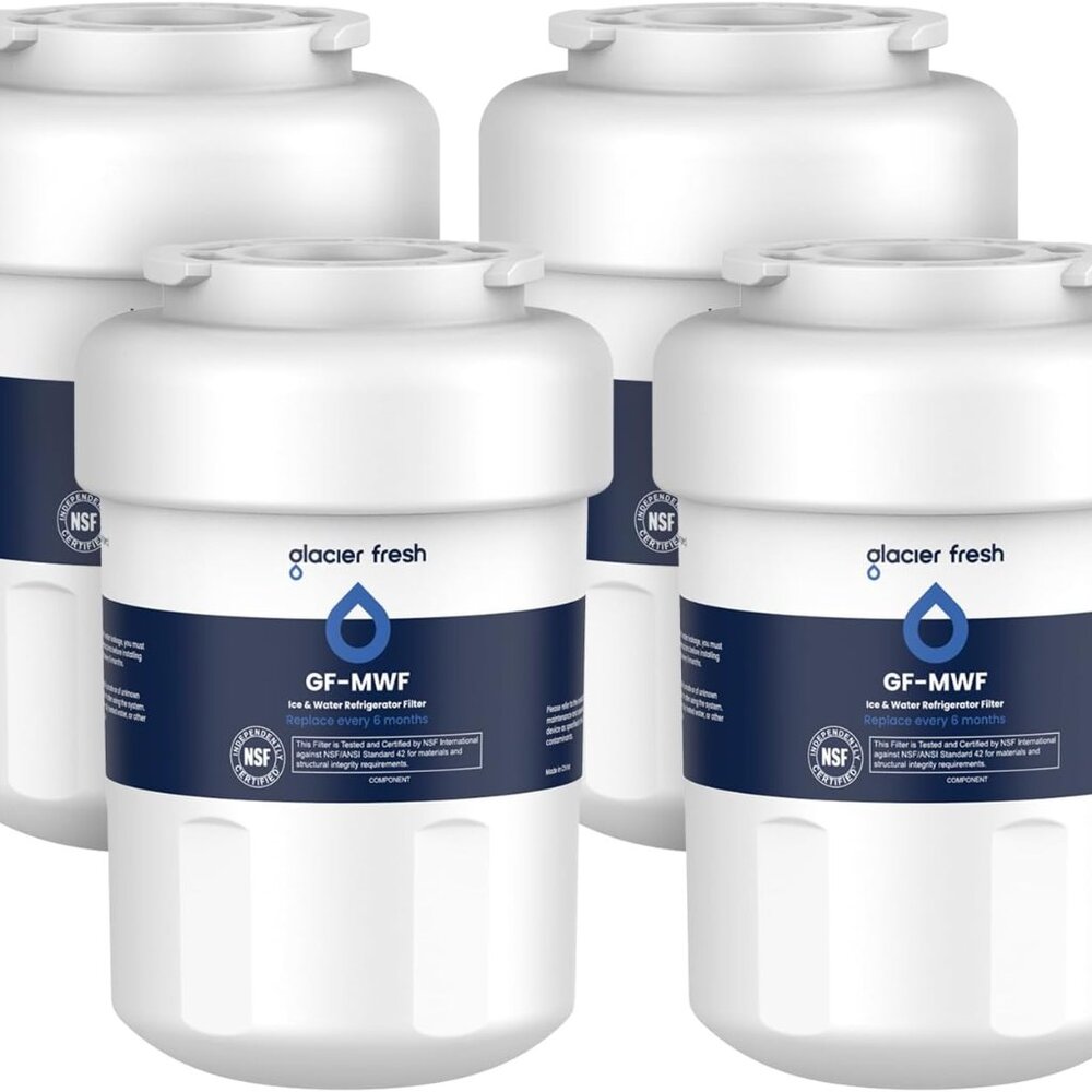 Glacier Fresh GF-MWF Ice and Water Refrigerator Filter (4 Pack)